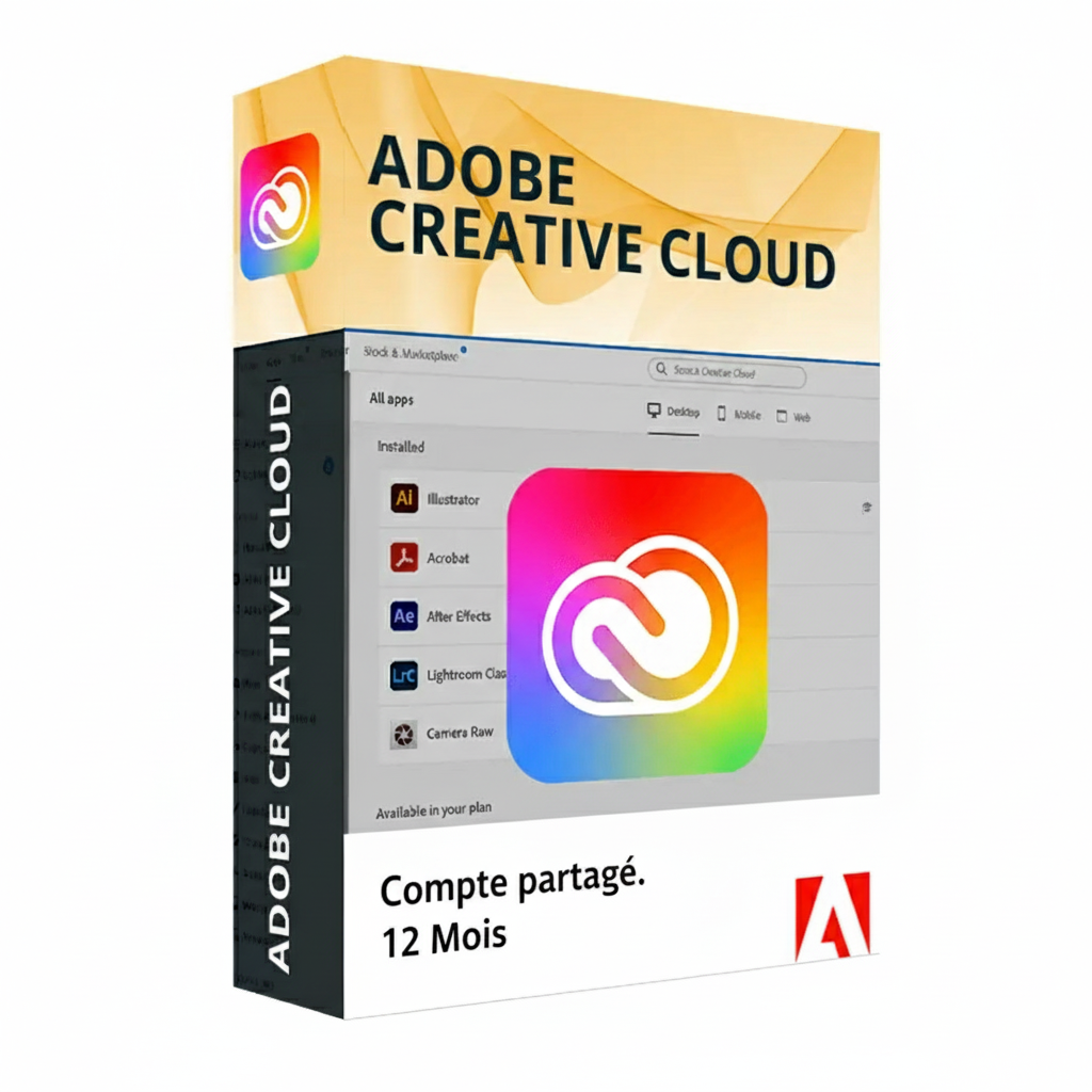 Adobe cc partagé